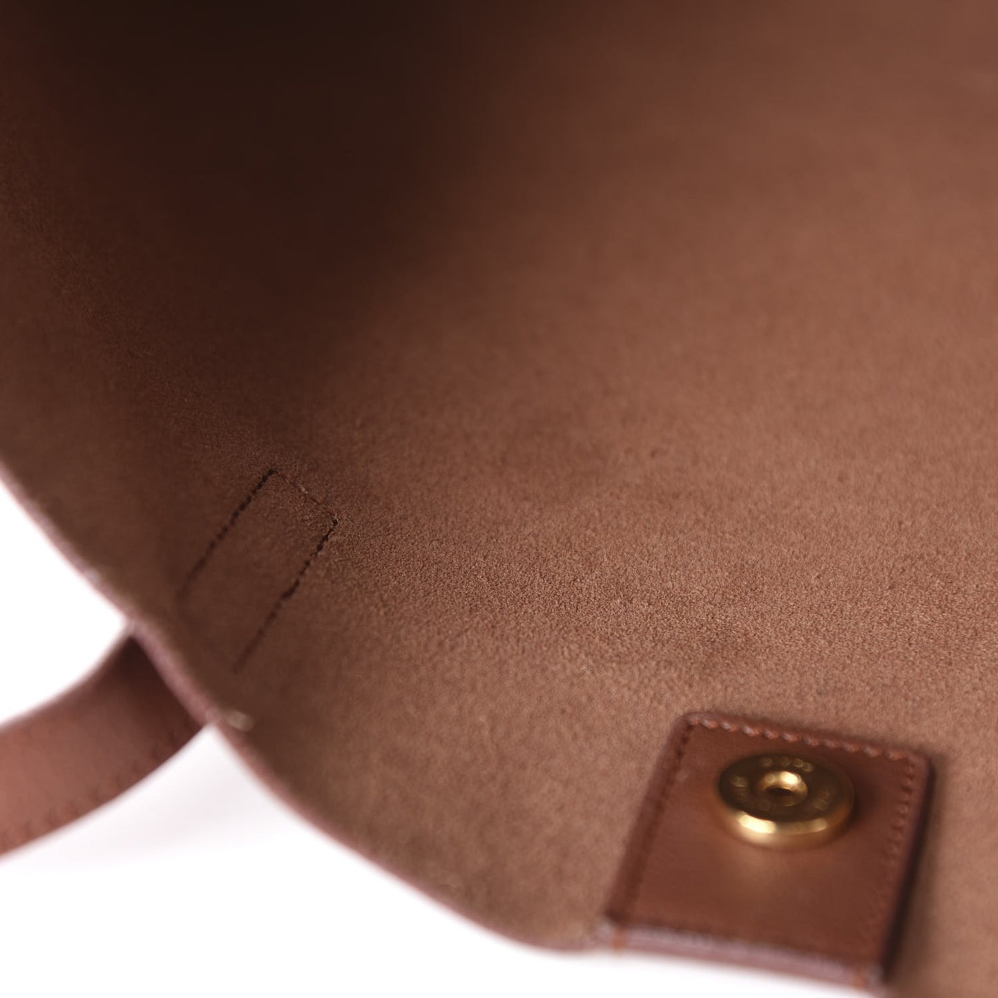 Calfskin Large Shopping Tote Cognac