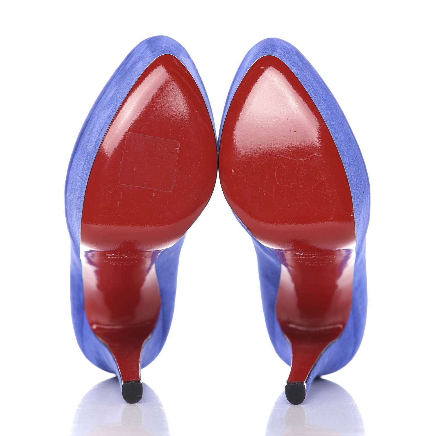 Christian Louboutin Suede Victoria 160 Pumps 35.5 Pervenche 5 of 9