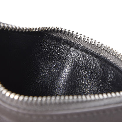 Saint Laurent Grained Calfskin 5 Fragments Zip Pouch Card Holder Earth 9 of 9