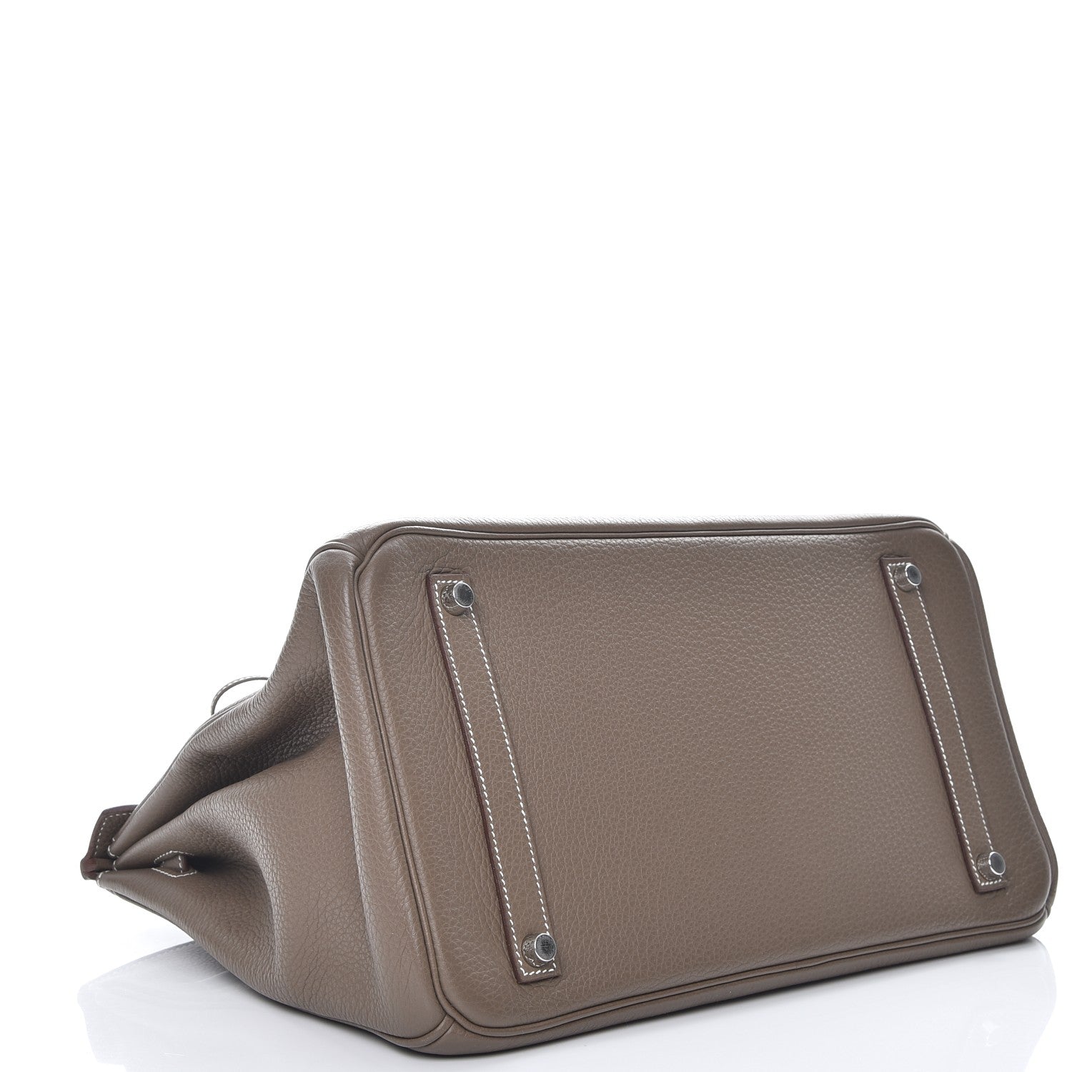 Hermes Taurillon Clemence Birkin 35 Etoupe 5 of 30