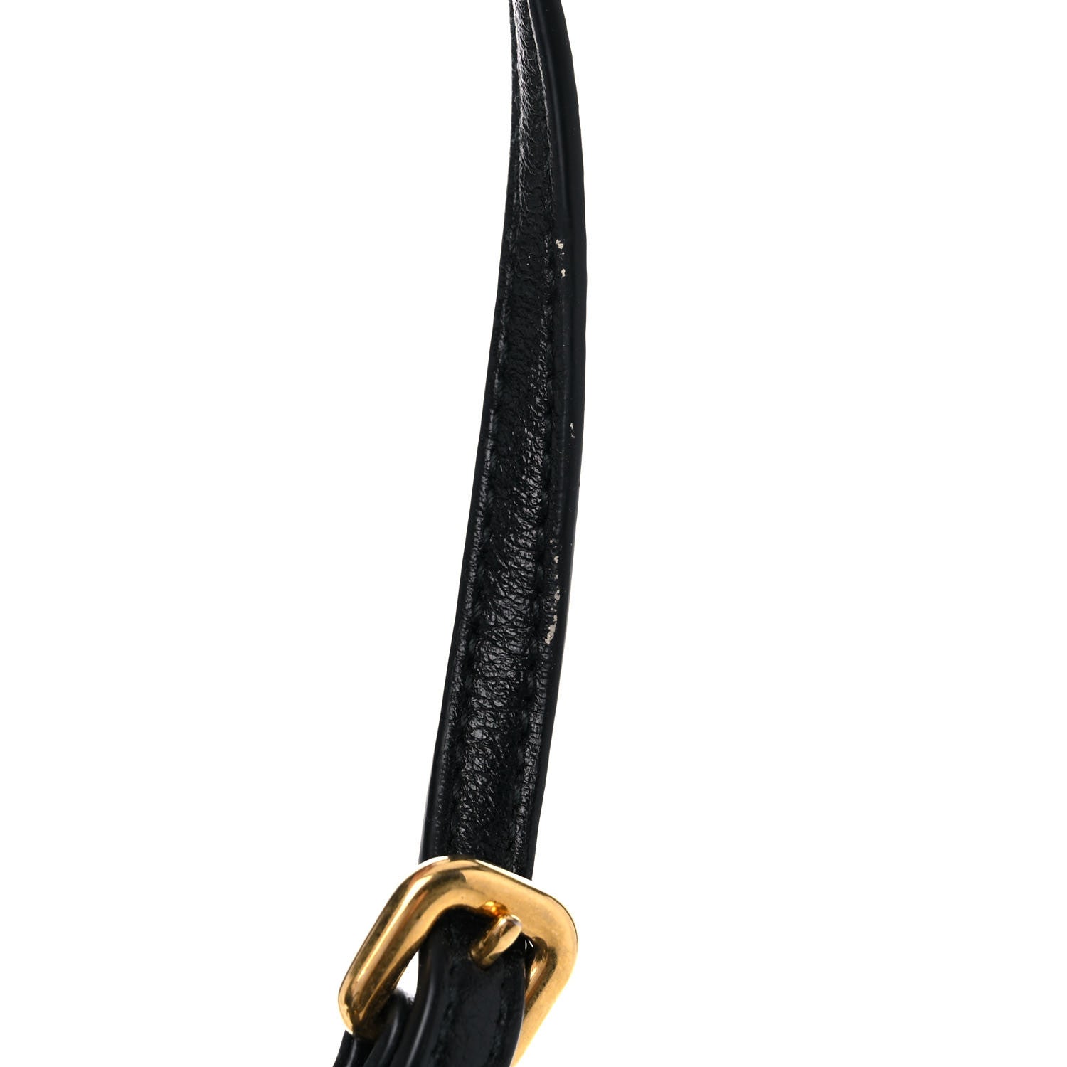 Prada Glace Calfskin Embossed Secchiello Bucket Bag Black 13 of 14