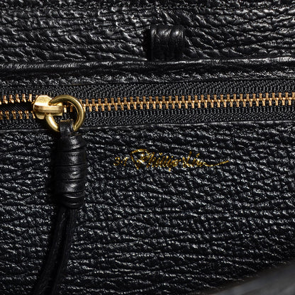 3.1 Phillip Lim 3.1 Textured Calfskin Medium Pashli Satchel Black 6 of 13