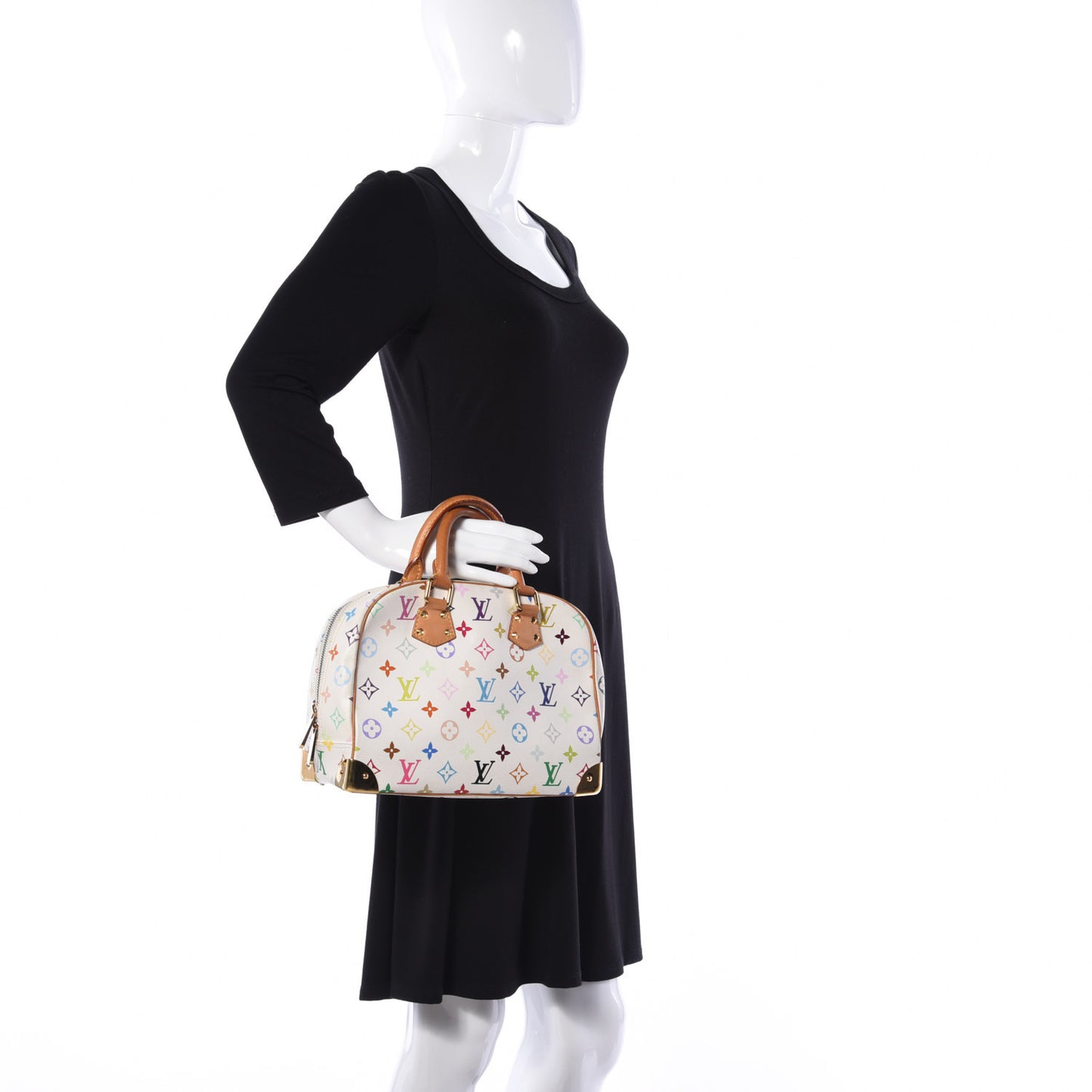 Monogram Multicolor Trouville White