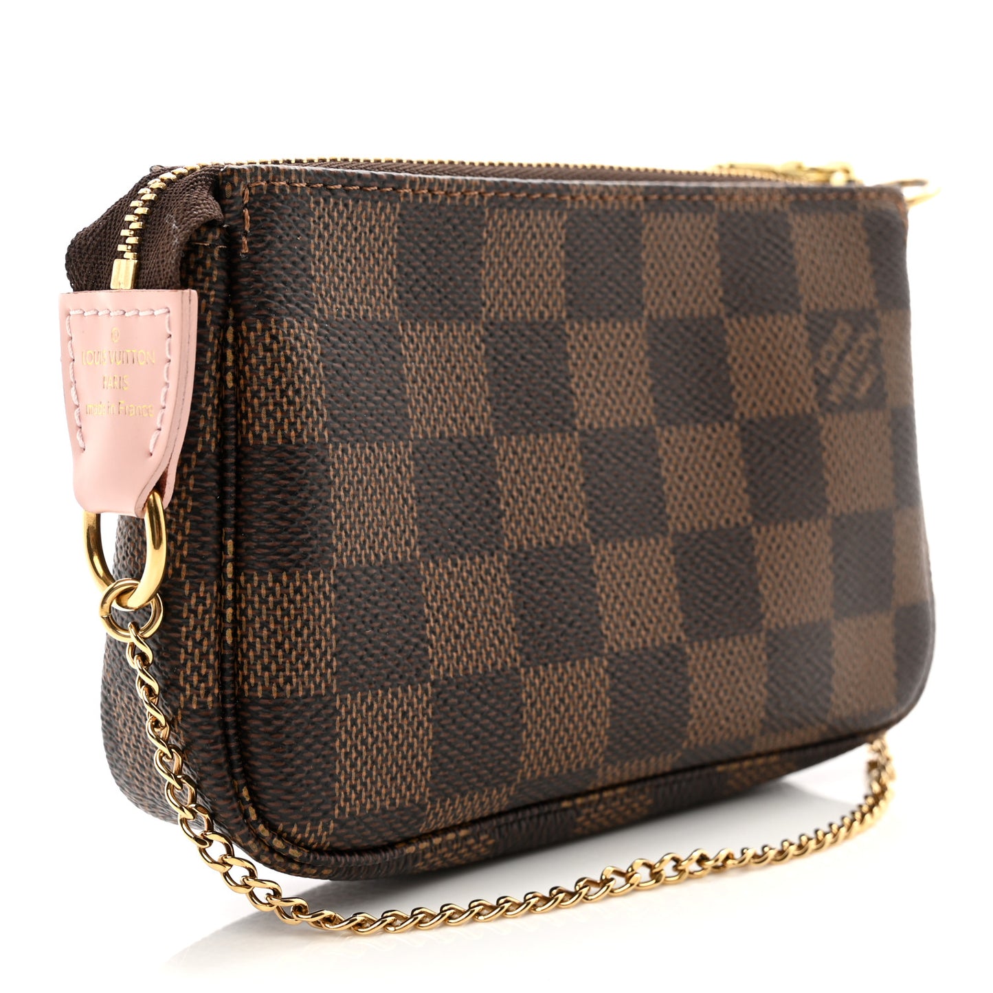 Damier Ebene 2020 Christmas Animation Big Wheel Mini Pochette Accessories Rose Ballerine