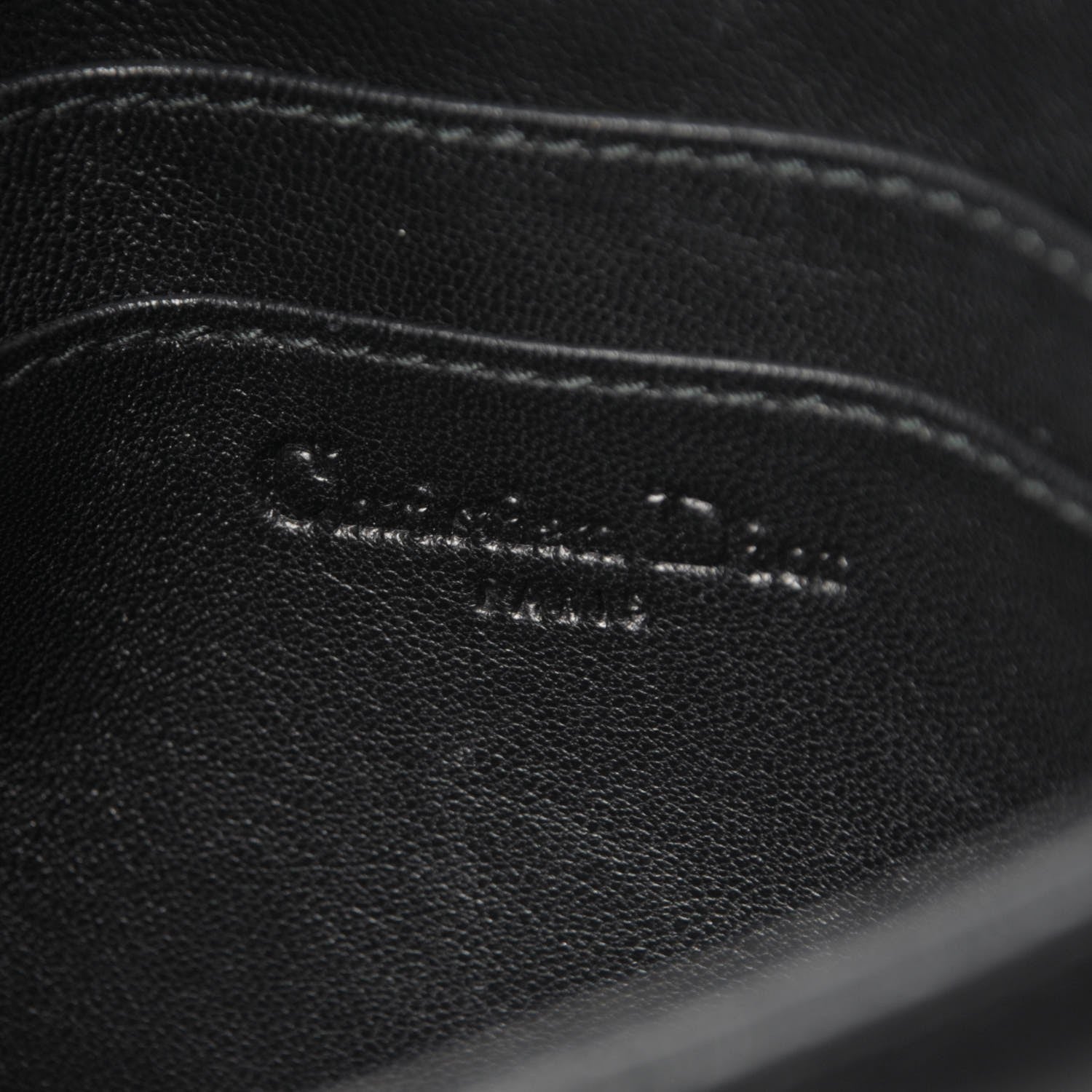 Christian Dior Lambskin Cannage Mini New Lock Pouch Black 6 of 8