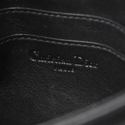 Christian Dior Lambskin Cannage Mini New Lock Pouch Black 6 of 8