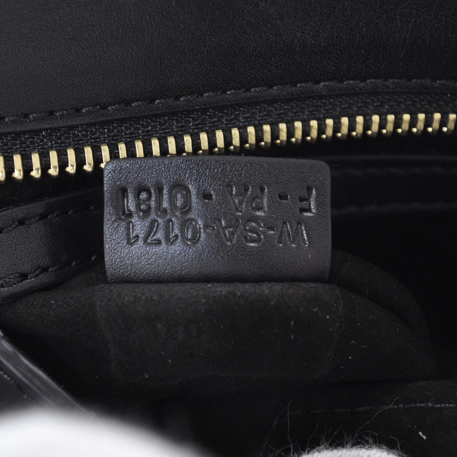 Celine Calfskin and Suede Trapeze Black 7 of 8