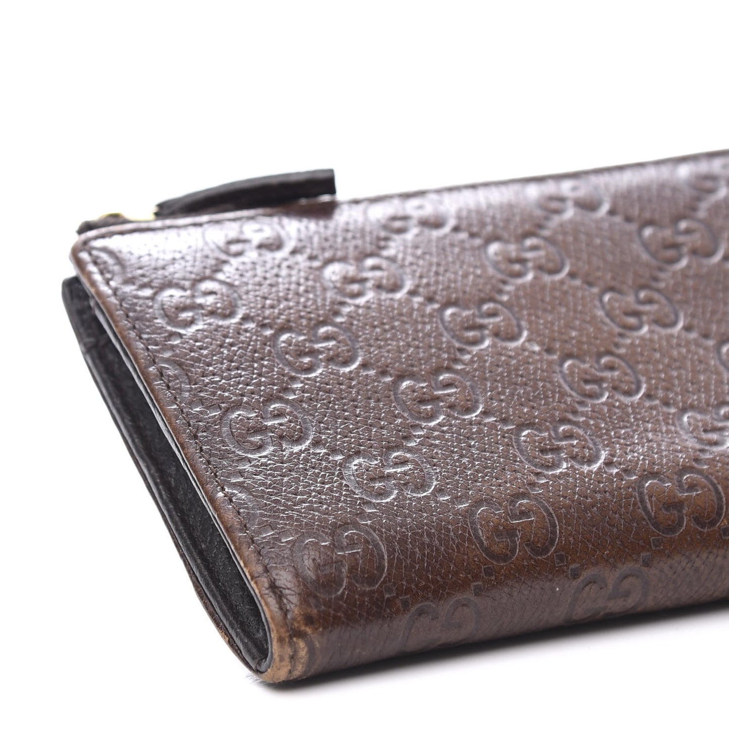 Guccissima Donna Long Wallet Chocolate