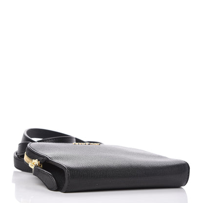 Burberry Grain Calfskin Small Crossbody Bag Black 4 of 9