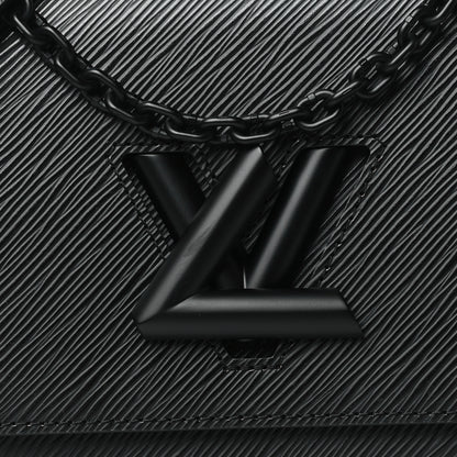 Louis Vuitton Epi Twist Shoulder Bag MM Matte Black 8 of 10