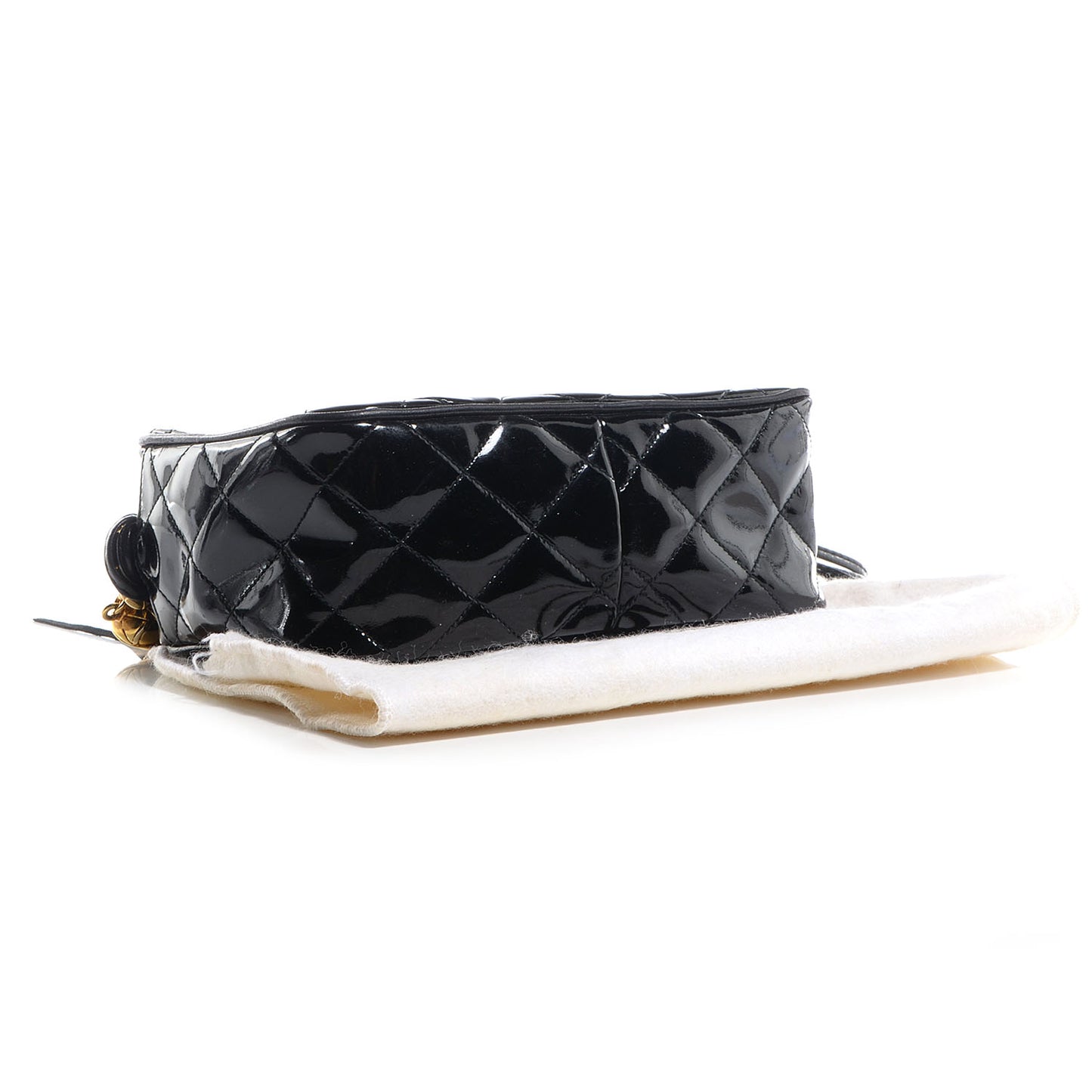 Patent Quilted Camera Case Black
