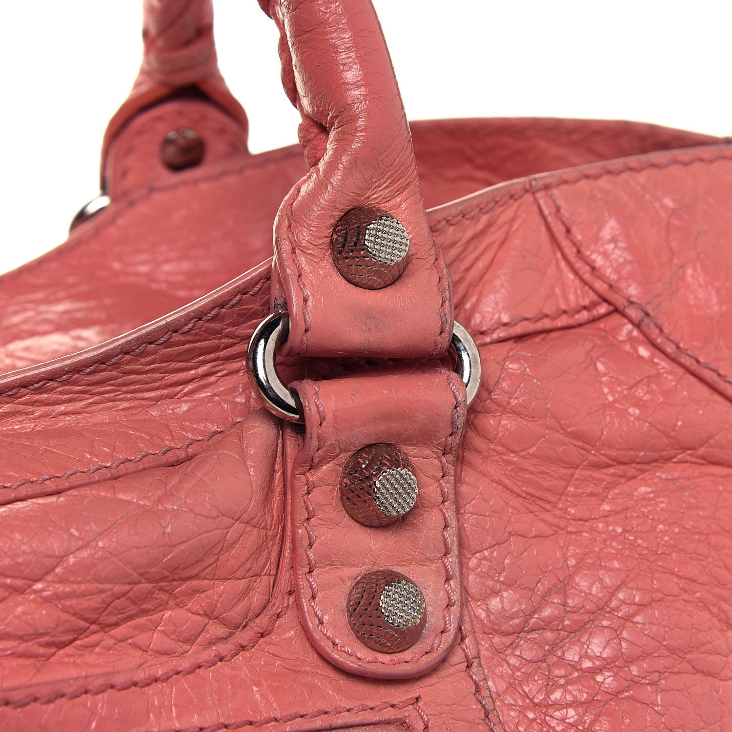 Balenciaga Agneau Giant 12 Silver Hardware City Rose Peche 13 of 24