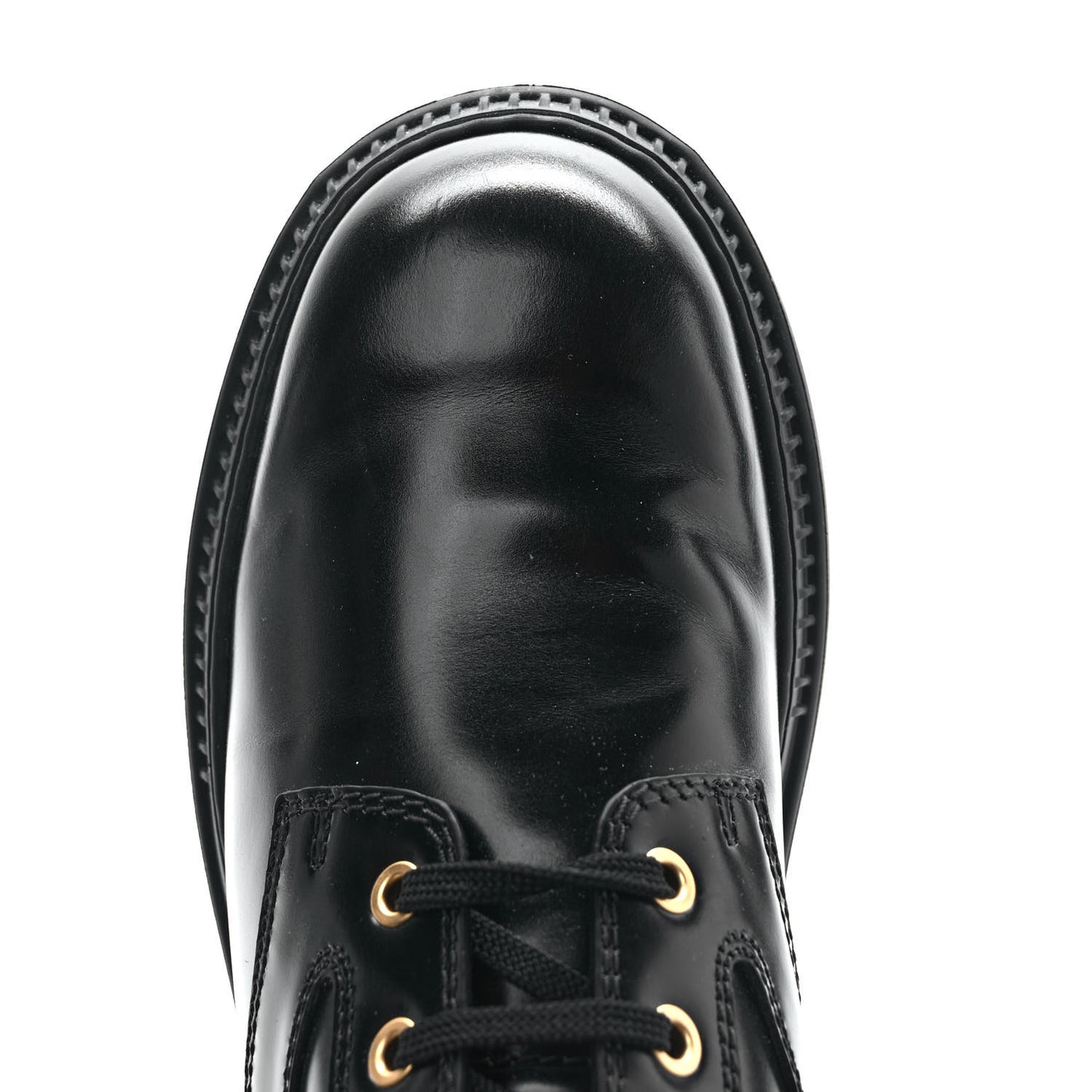 Vitello Abrasivato Fendigraphy 50mm Biker Boots 39.5 Black