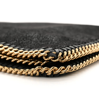 Stella McCartney Shaggy Deer Falabella Fold Over Clutch Black 10 of 10
