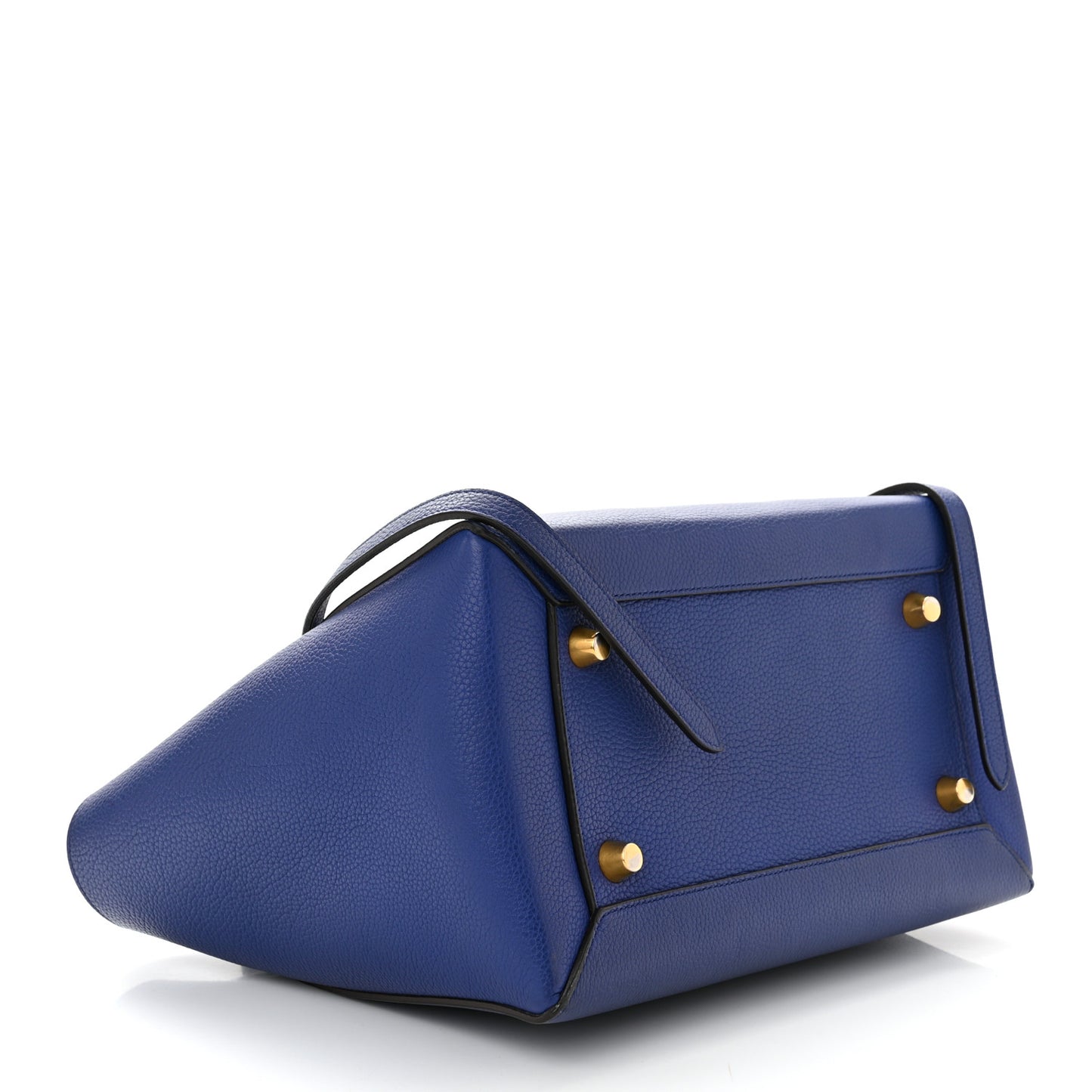 Grained Calfskin Small Belt Bag Indigo