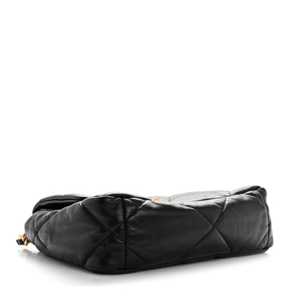 Chanel Goatskin Quilted Medium Chanel 19 Flap Black 4 of 12