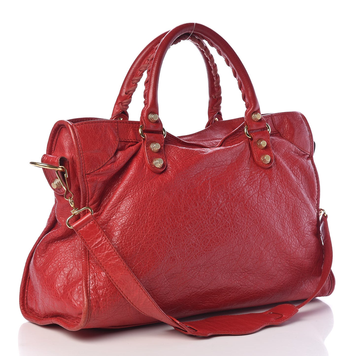Agneau Giant 12 Gold Hardware City Rouge Cardinal