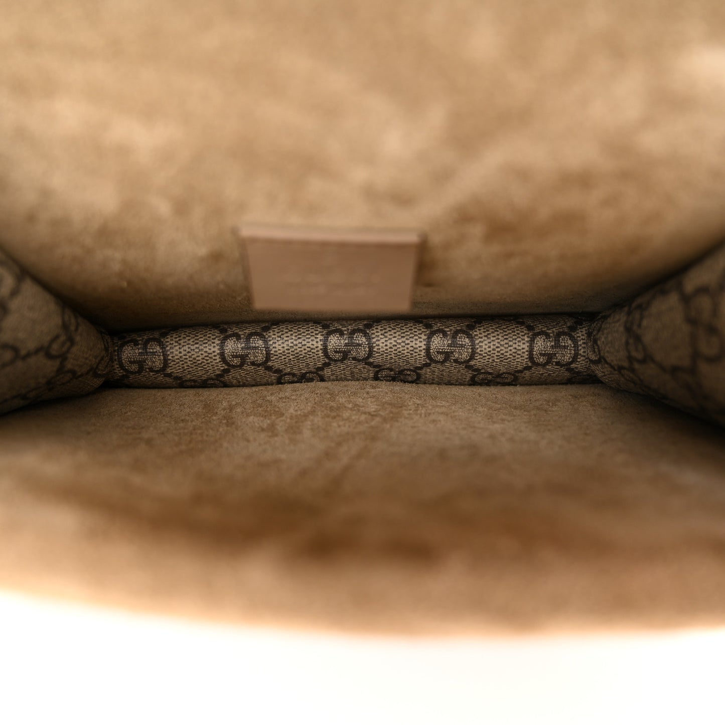 GG Supreme Monogram Mini Dionysus Shoulder Bag Taupe