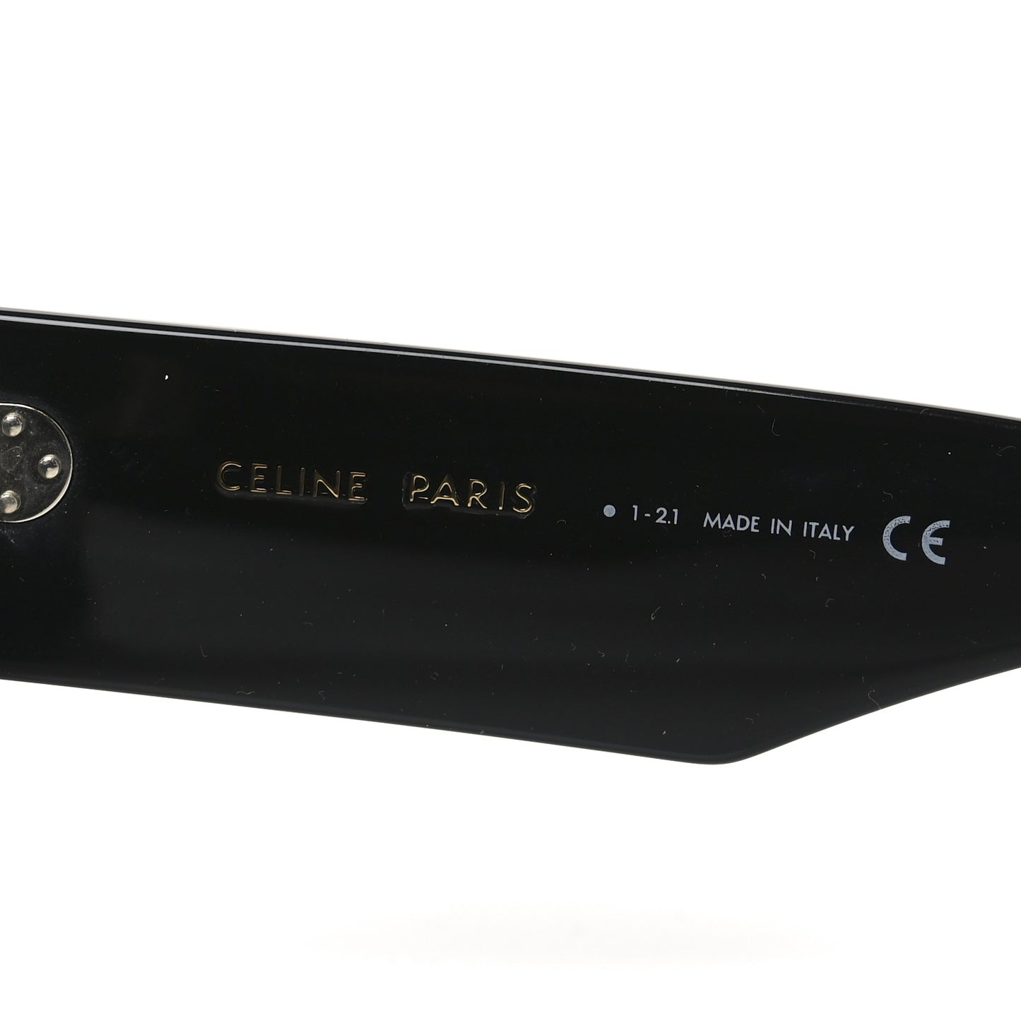 Acetate Flat Top Rectangular Sunglasses CL400921 Black