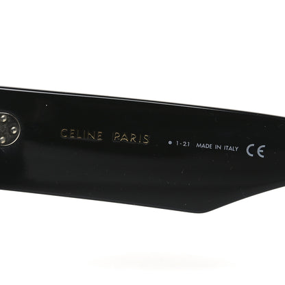 Celine Acetate Flat Top Rectangular Sunglasses CL400921 Black 5 of 7