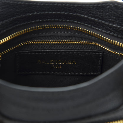 Balenciaga Chevre Gold Metallic Edge Hardware Mini City Black 7 of 9