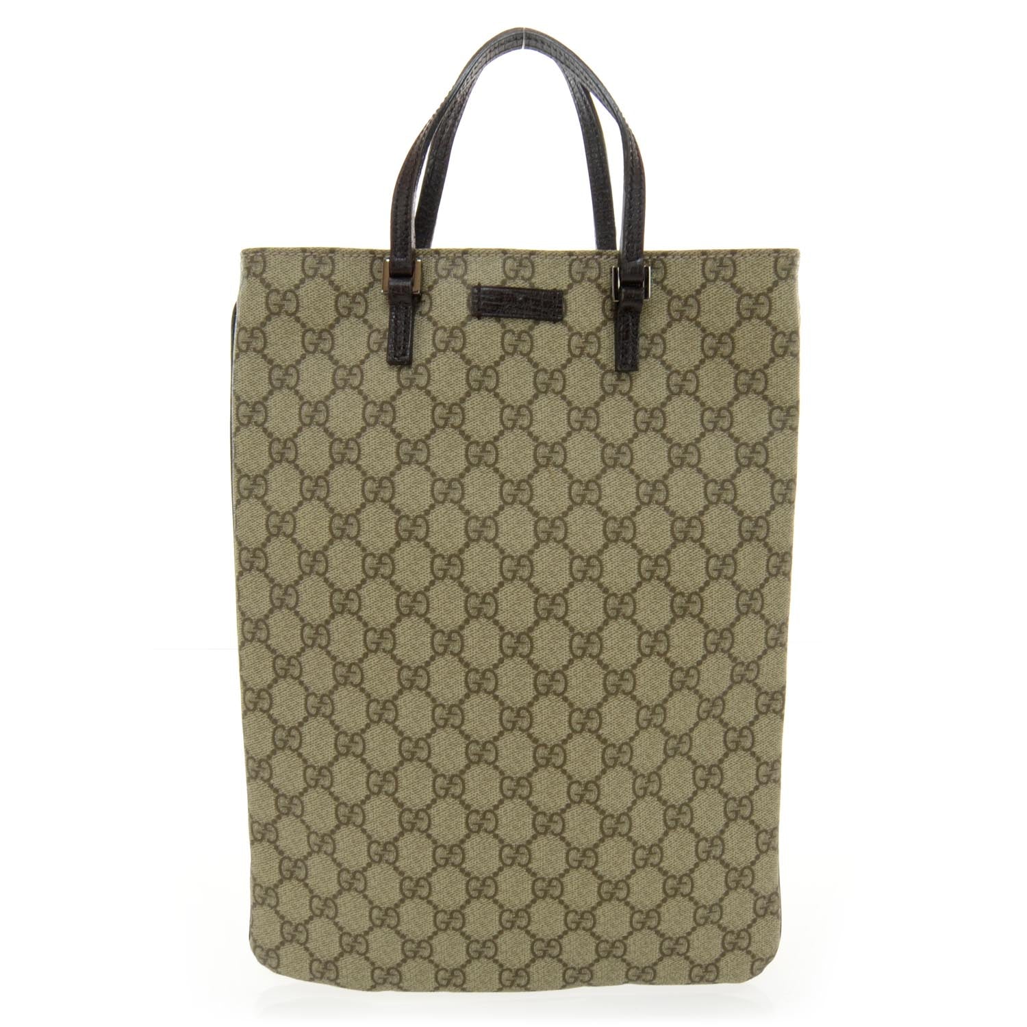 Gucci GG Plus Monogram Flat Vertical Tote Ebony 1 of 7