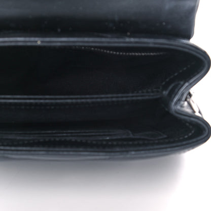 Saint Laurent Calfskin Y Quilted Monogram Toy Loulou Crossbody Bag Black 5 of 14