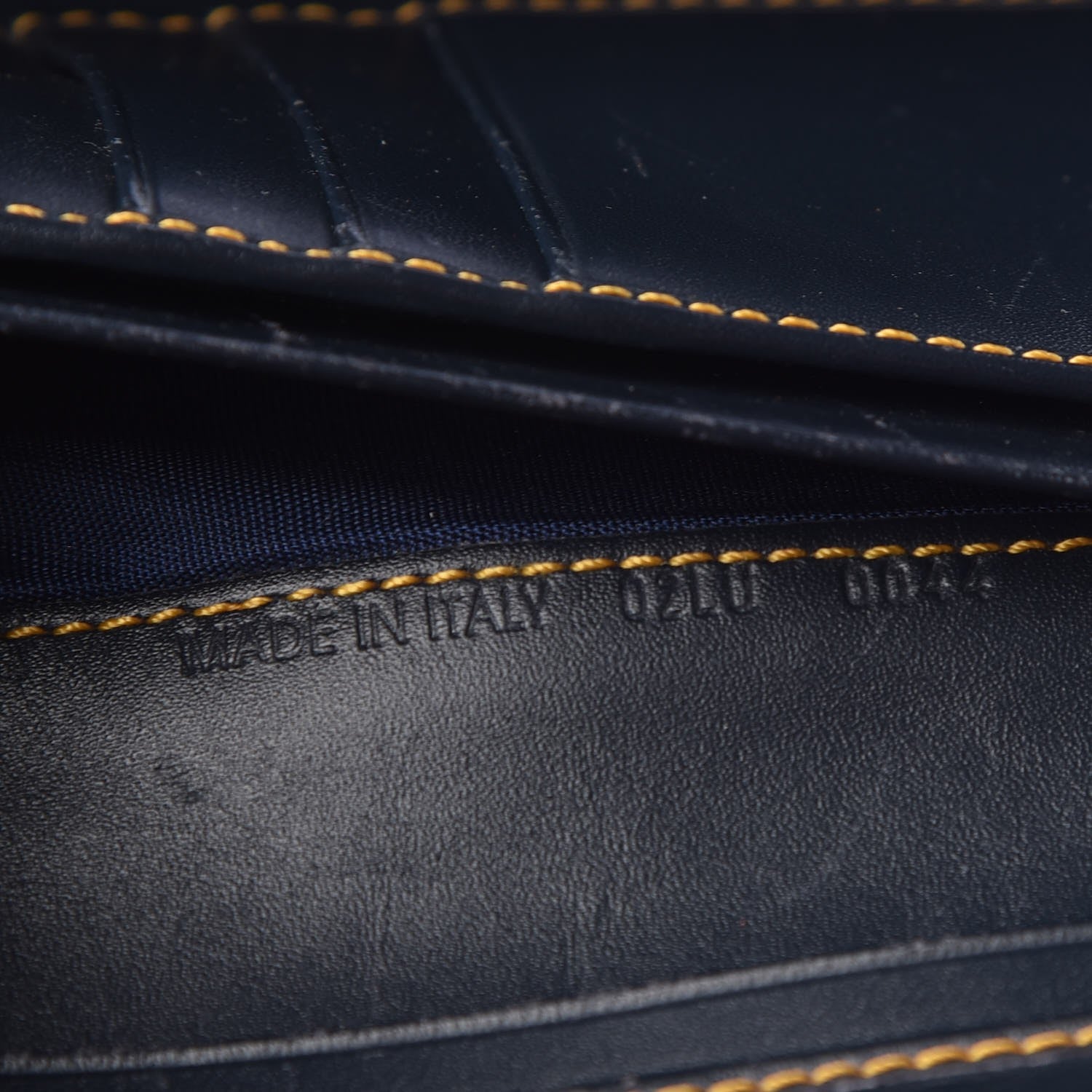 Christian Dior Monogram Saddle Wallet Navy 7 of 8