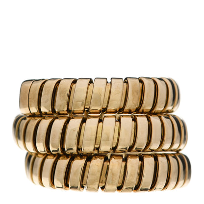 Bulgari 18K Yellow Gold Tubogas Ring 54 7 1 of 4