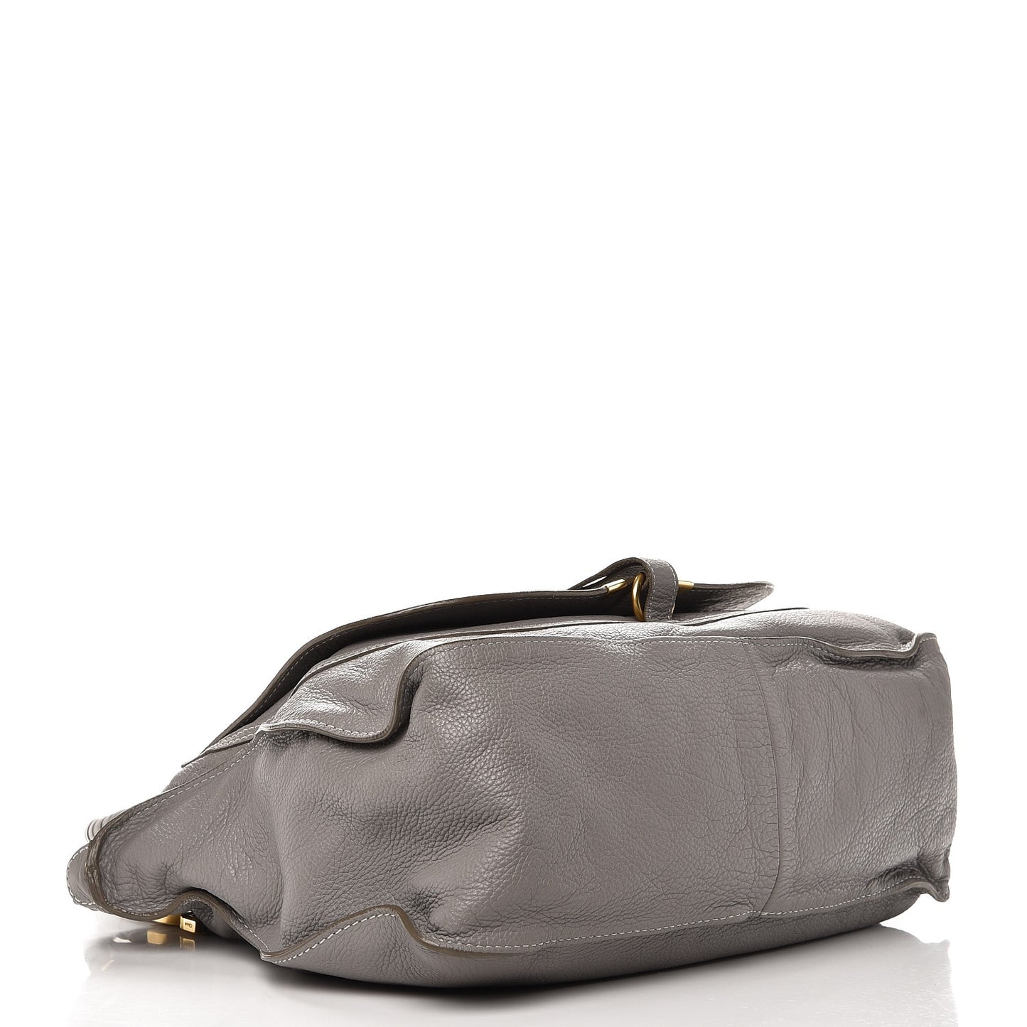 Calfskin Large Marcie Satchel Cashmere Grey