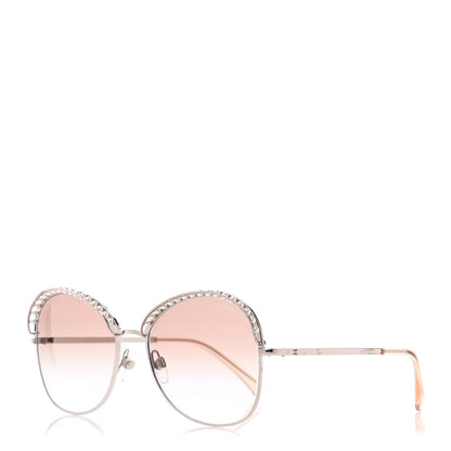 Chanel Pearl Sunglasses 4246-H Pink Gold 1 of 10