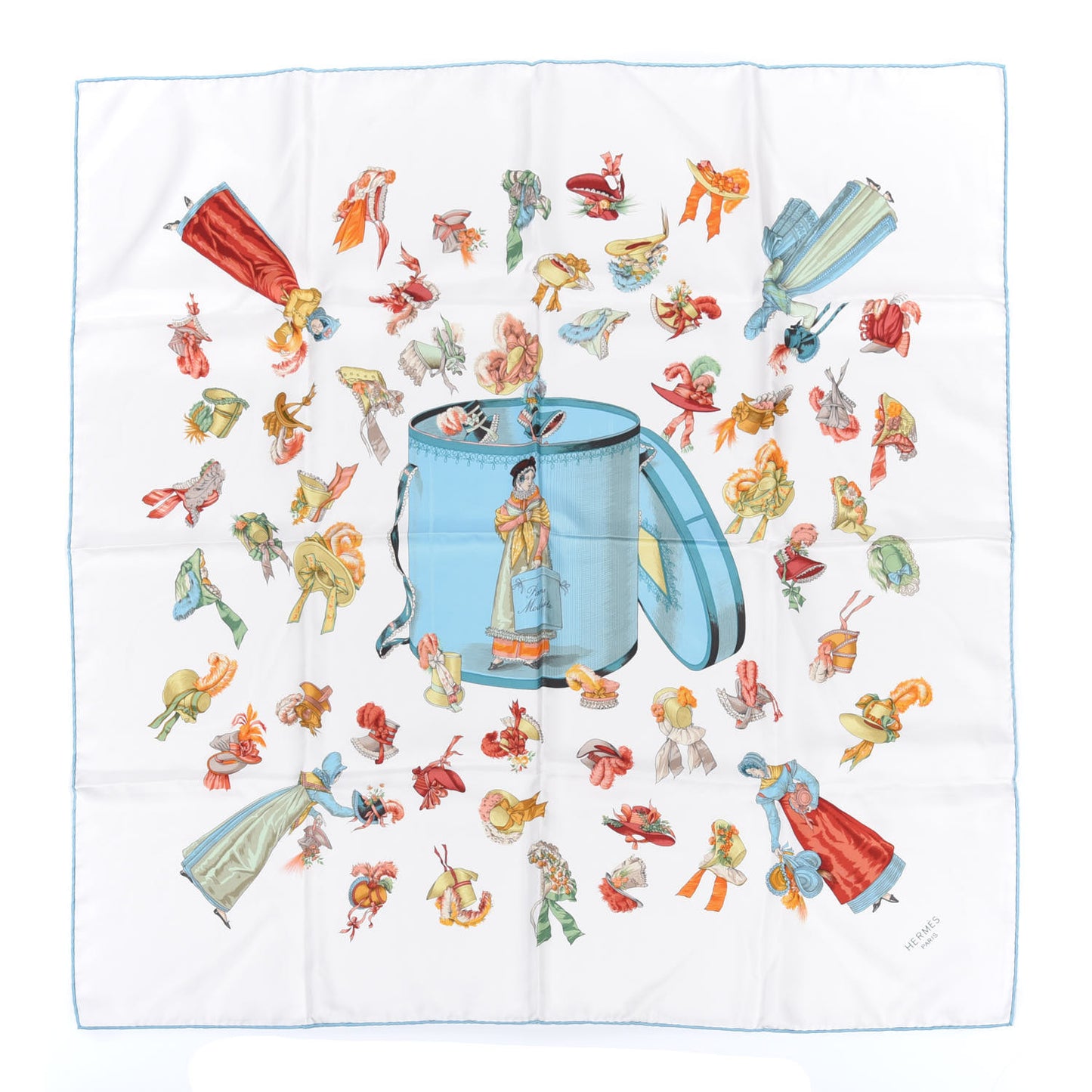 Silk Paris Modiste Scarf 90