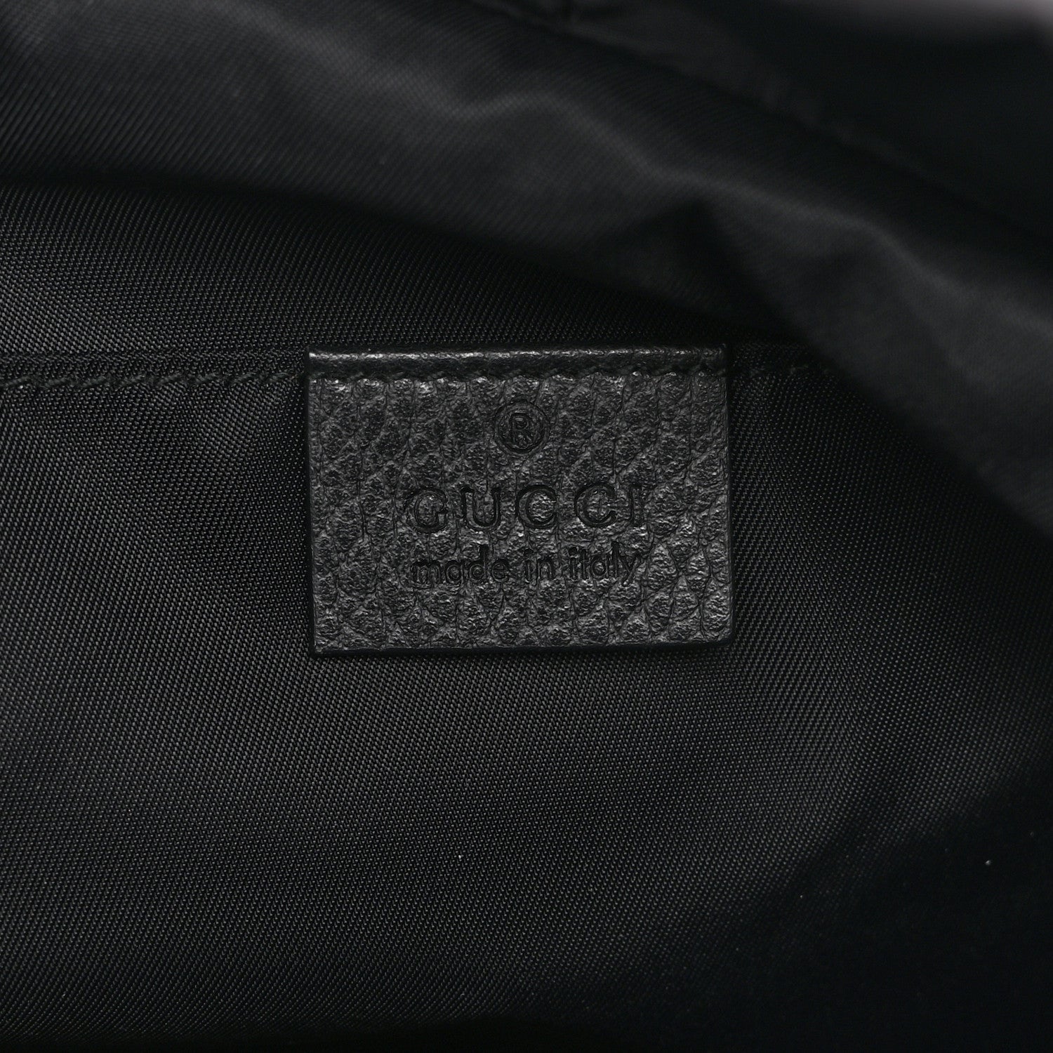 Gucci Nylon Monogram Small Single Buckle Backpack Black 6 of 10