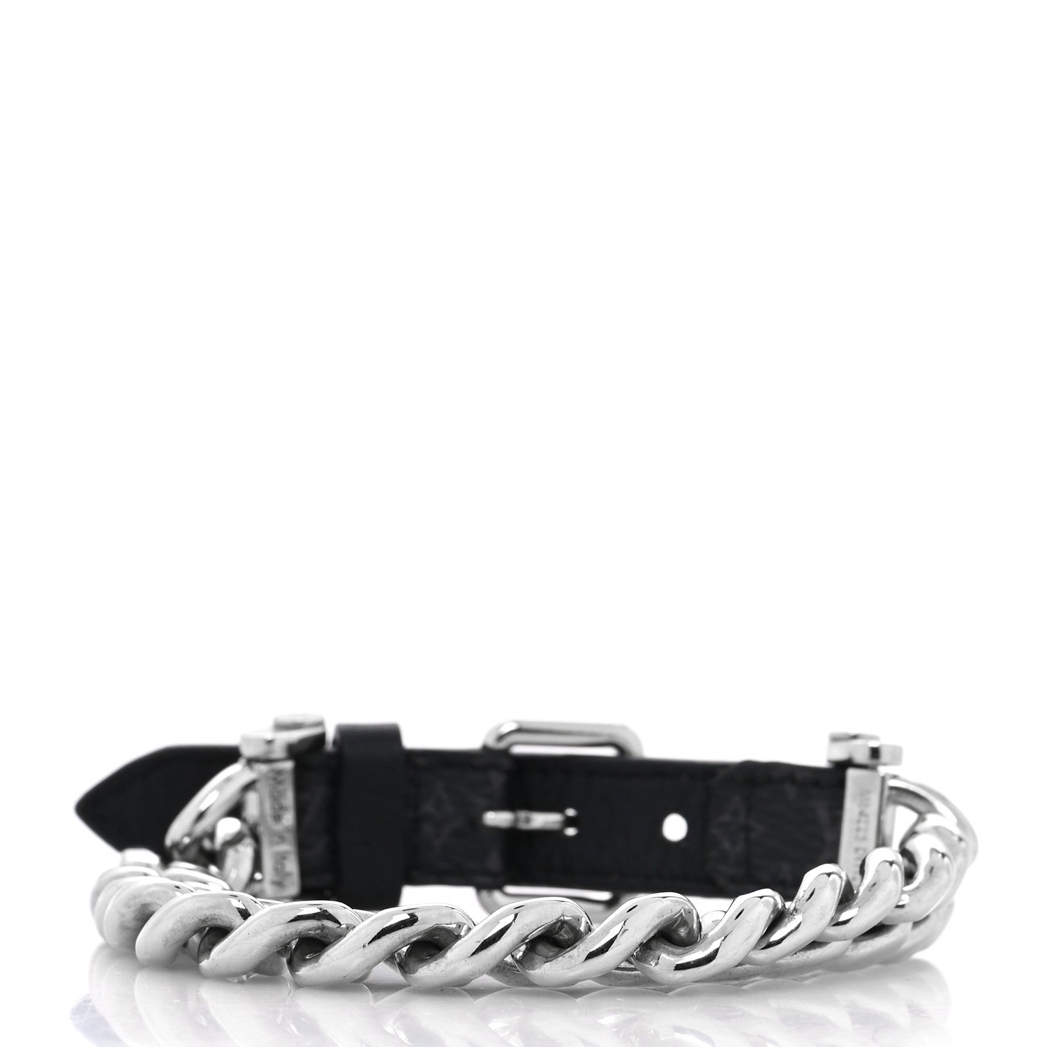 Louis Vuitton Monogram Eclipse Chain Bracelet 3 of 5