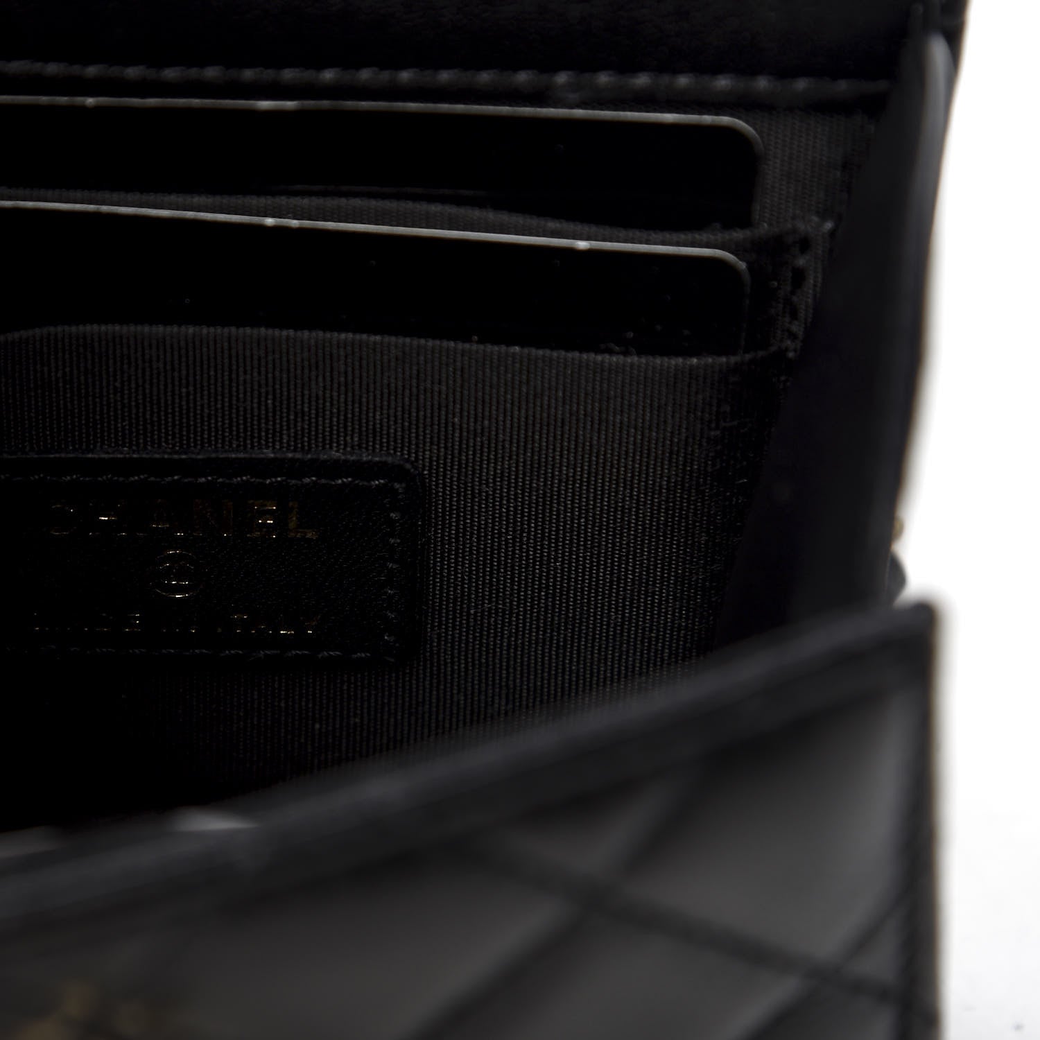 Chanel Lambskin Quilted Mini Trendy CC Chain Wallet Black 8 of 12