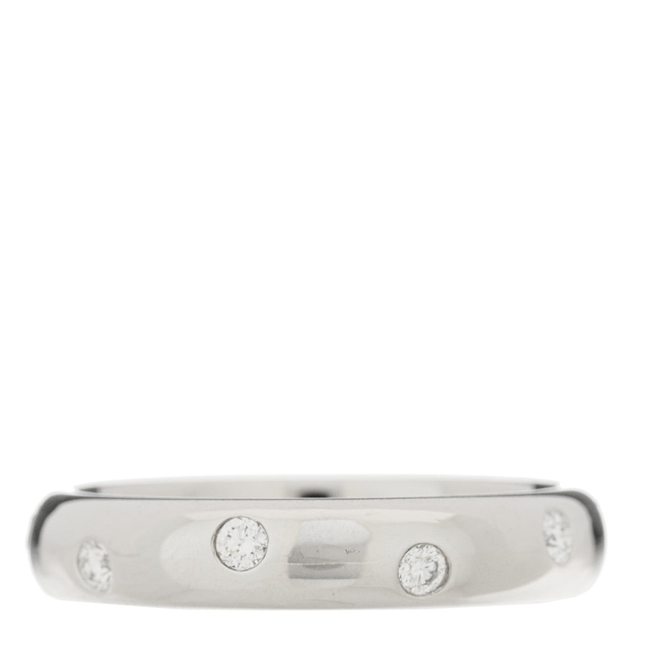 Platinum Diamond 4mm Etoile Band Ring 50 5.25