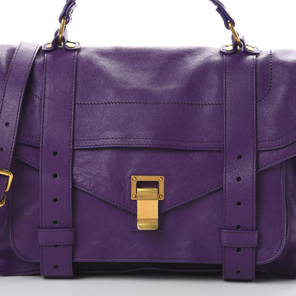 Proenza Schouler Lambskin Medium PS1 Satchel Amethyst 12 of 12
