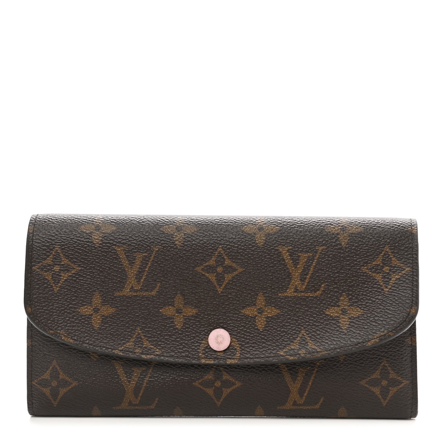 Monogram Emilie Wallet Rose Ballerine