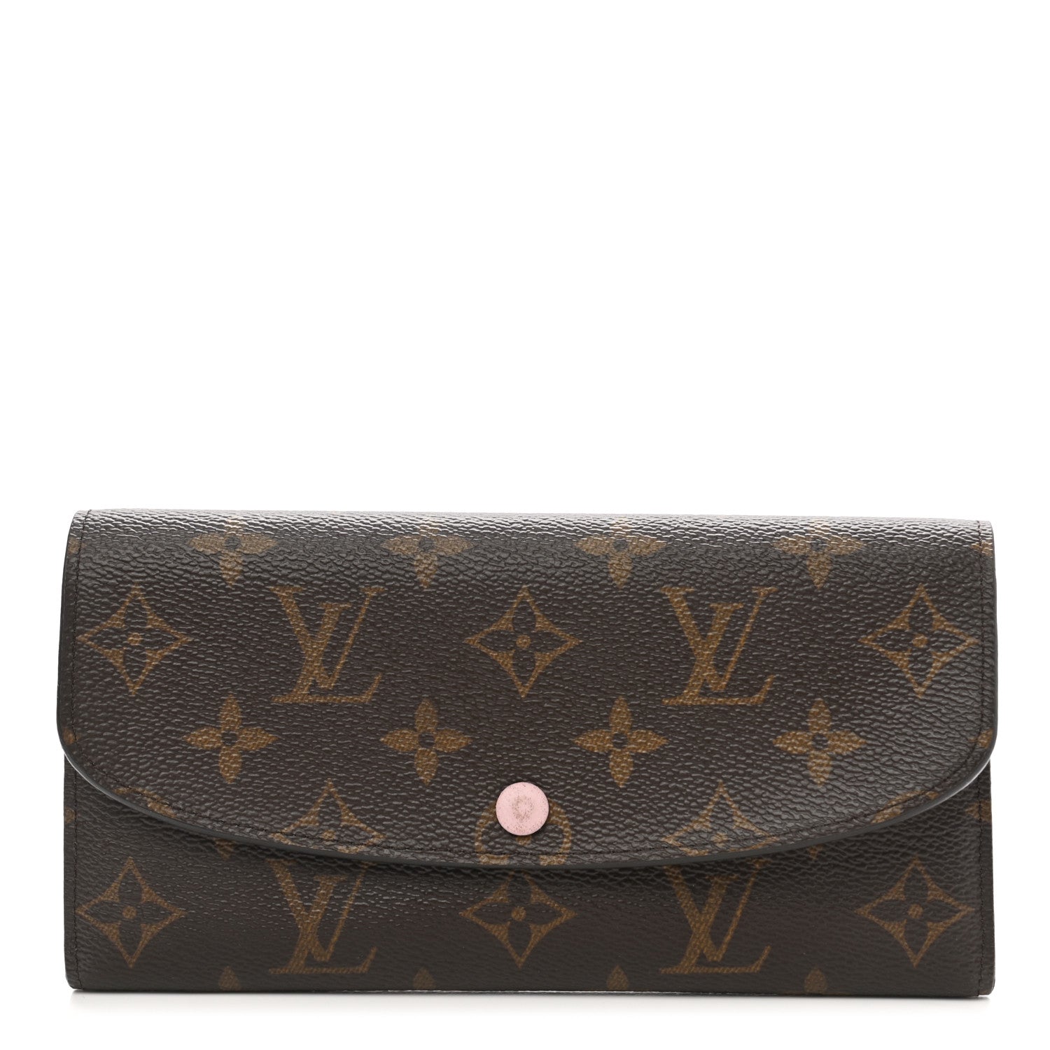 Louis Vuitton Monogram Emilie Wallet Rose Ballerine 1 of 10