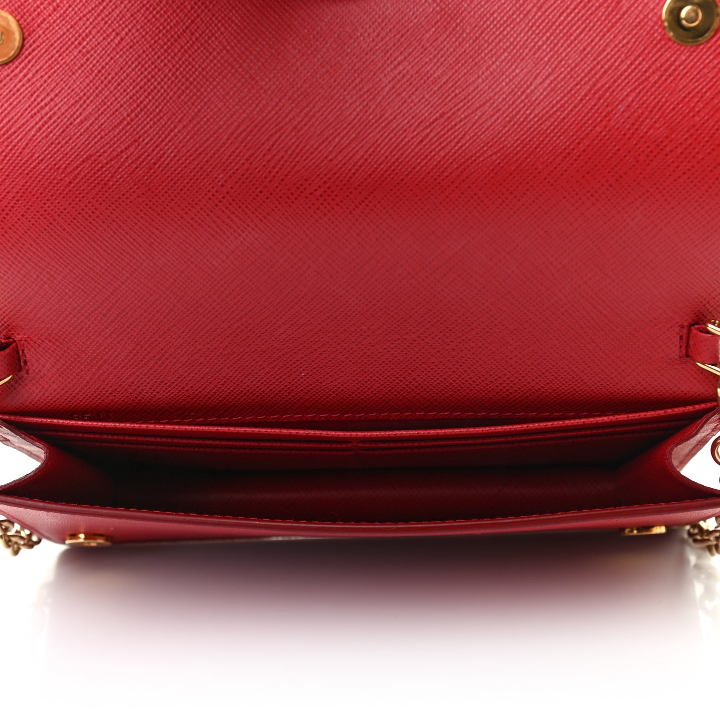 Saffiano Cahier Mini Bag Fuoco