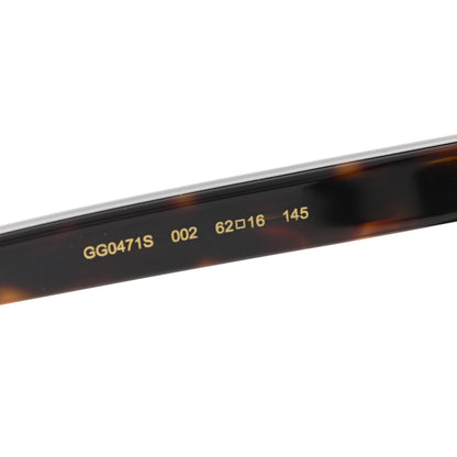 Gucci Acetate Oversize Square Frame GG0471S Sunglasses Tortoise 5 of 8