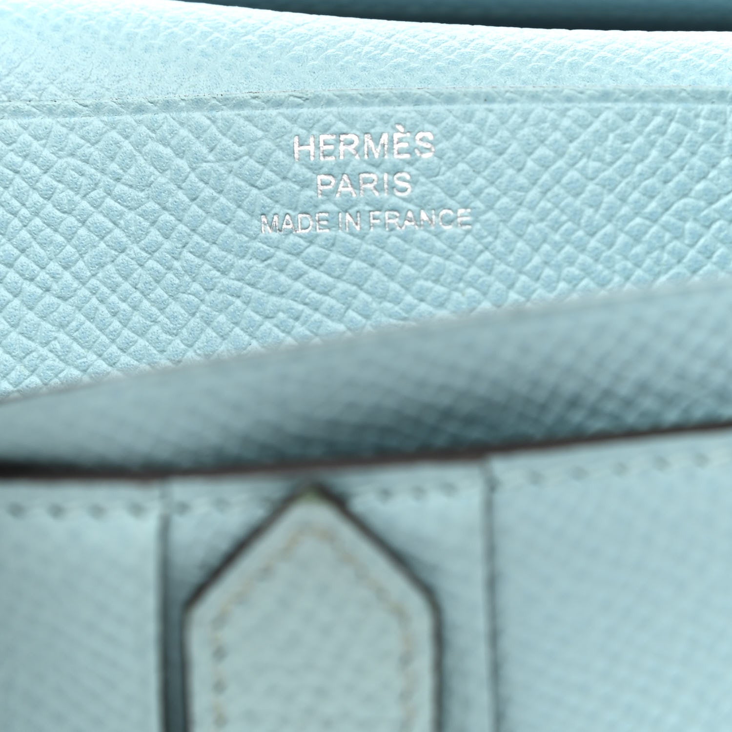 Hermes Epsom Bearn Gusset Wallet Bleu Atoll 6 of 8