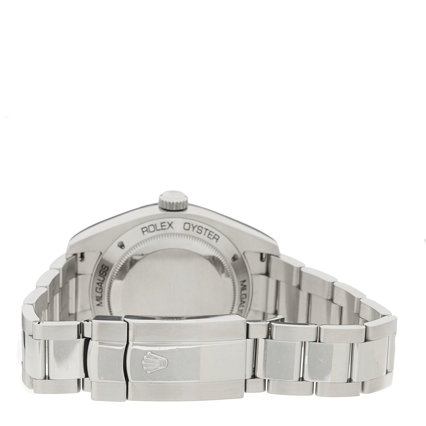 Stainless Steel 40mm Oyster Perpetual Milgauss Watch Black Dial 116400GV