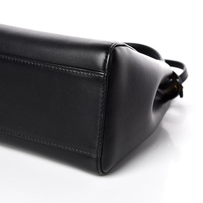 Fendi Nappa Mini Peekaboo Iconic Satchel Black 6 of 10