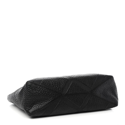 Burberry Heritage Grain Check Embossed Medium Dewsbury Tote Black 4 of 8