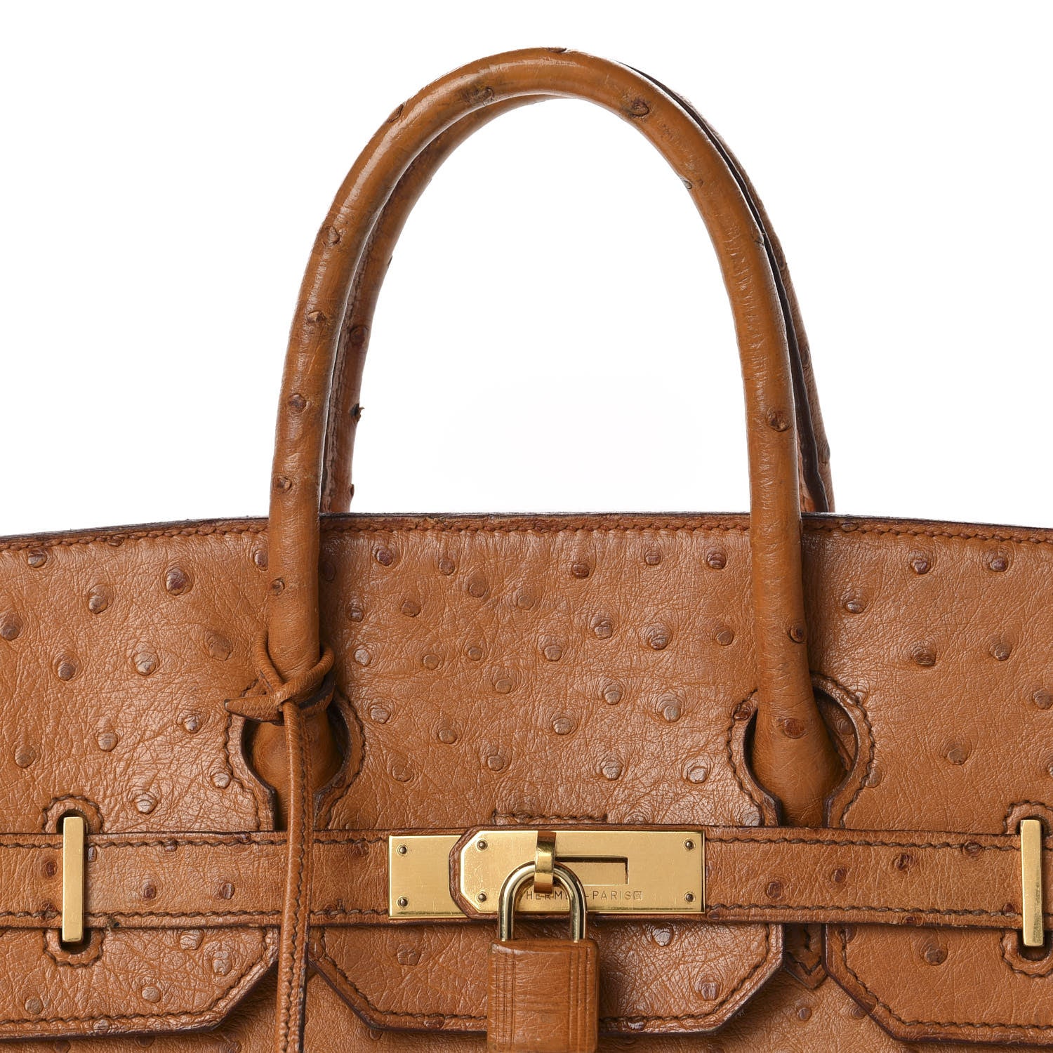 Hermes Ostrich HAC Birkin 32 Gold 20 of 20