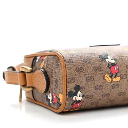 Gucci X DISNEY Mini Vintage GG Supreme Monogram Mickey Mouse Shoulder Bag Beige Vintage Sun Oil 9 of 11