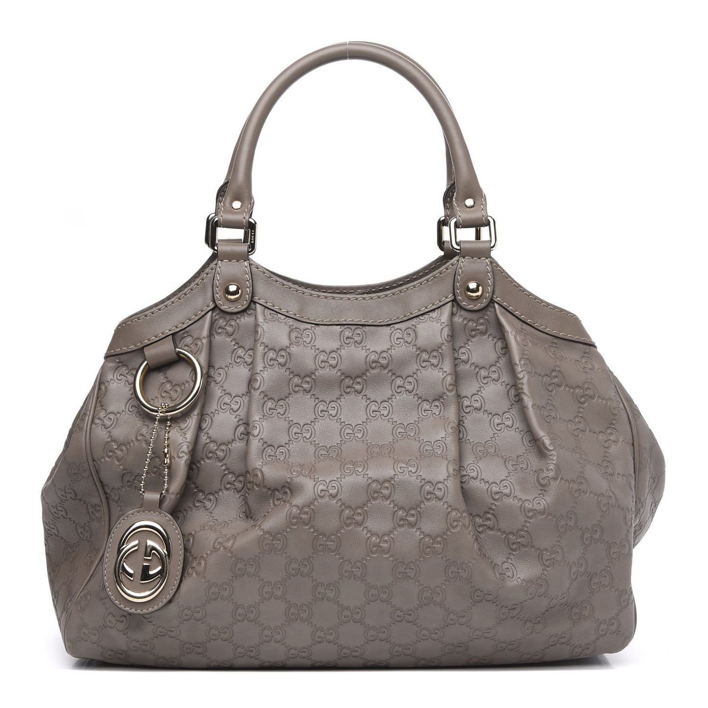 Guccissima Medium Sukey Tote Taupe