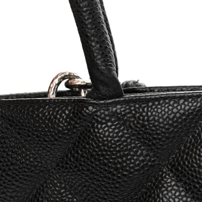 Chanel Caviar Quilted Medallion Tote Black 11 of 14