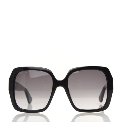 Gucci Acetate Square Frame GG0096S Sunglasses Black 2 of 8